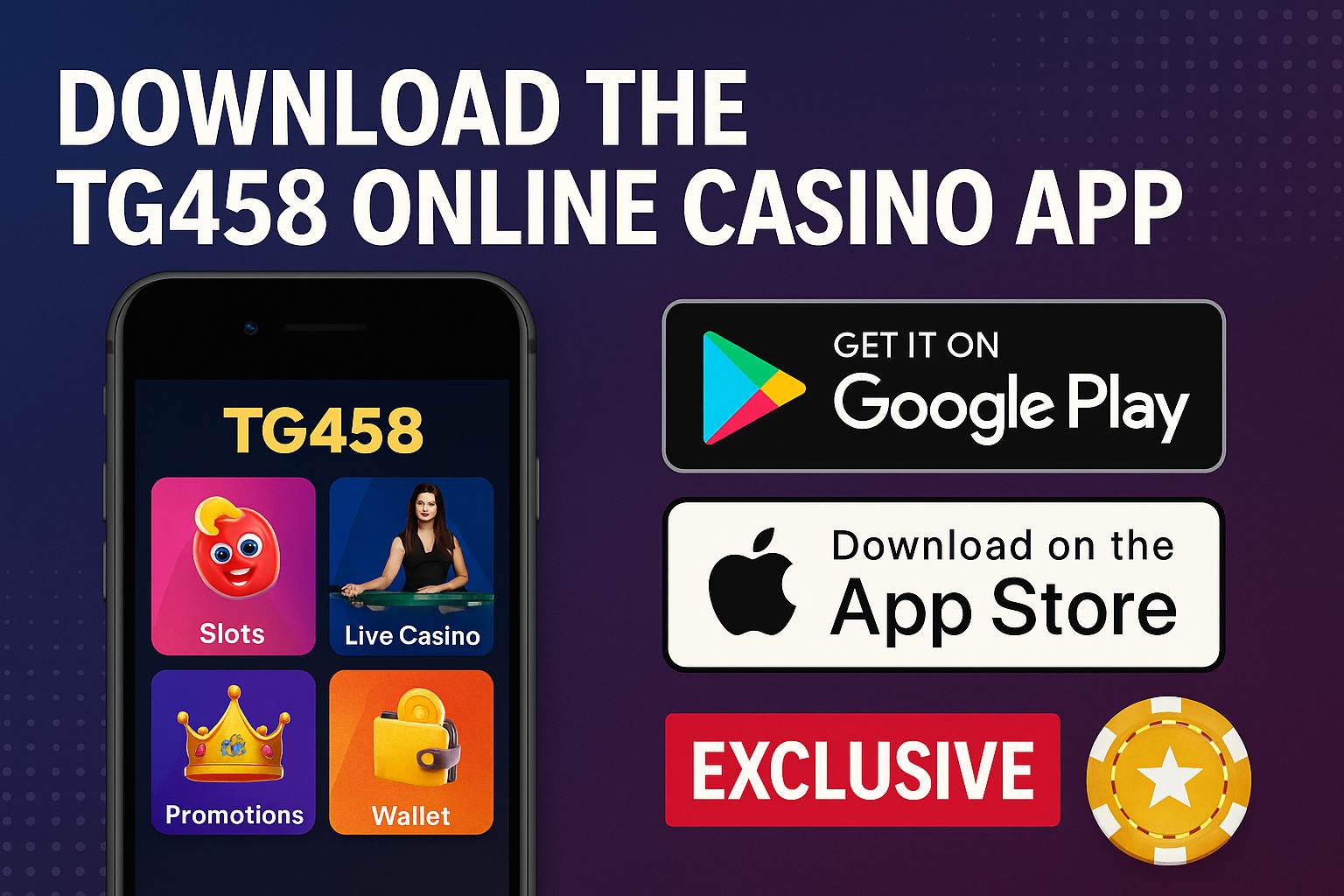 Baixar o TG458 Cassino App
